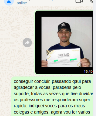 Depoimento de aluno 1