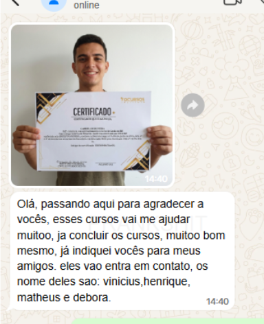 Depoimento de aluno 2